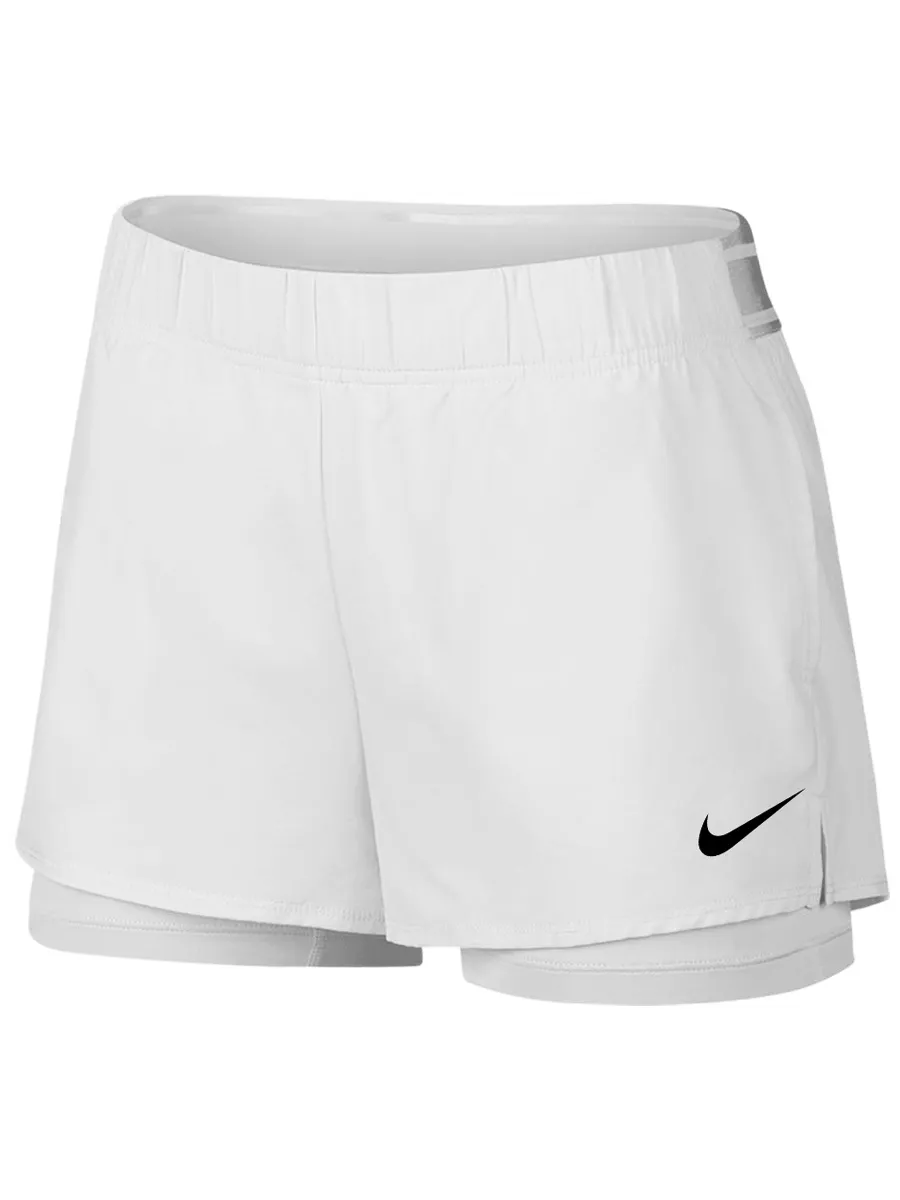 Nike Court Flex Short - white/black Nike Court Flex Short - white/black