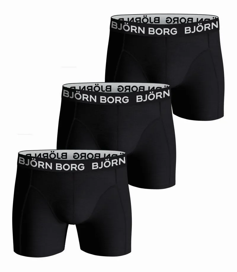 Björn Borg Essential Boxer 3P - black