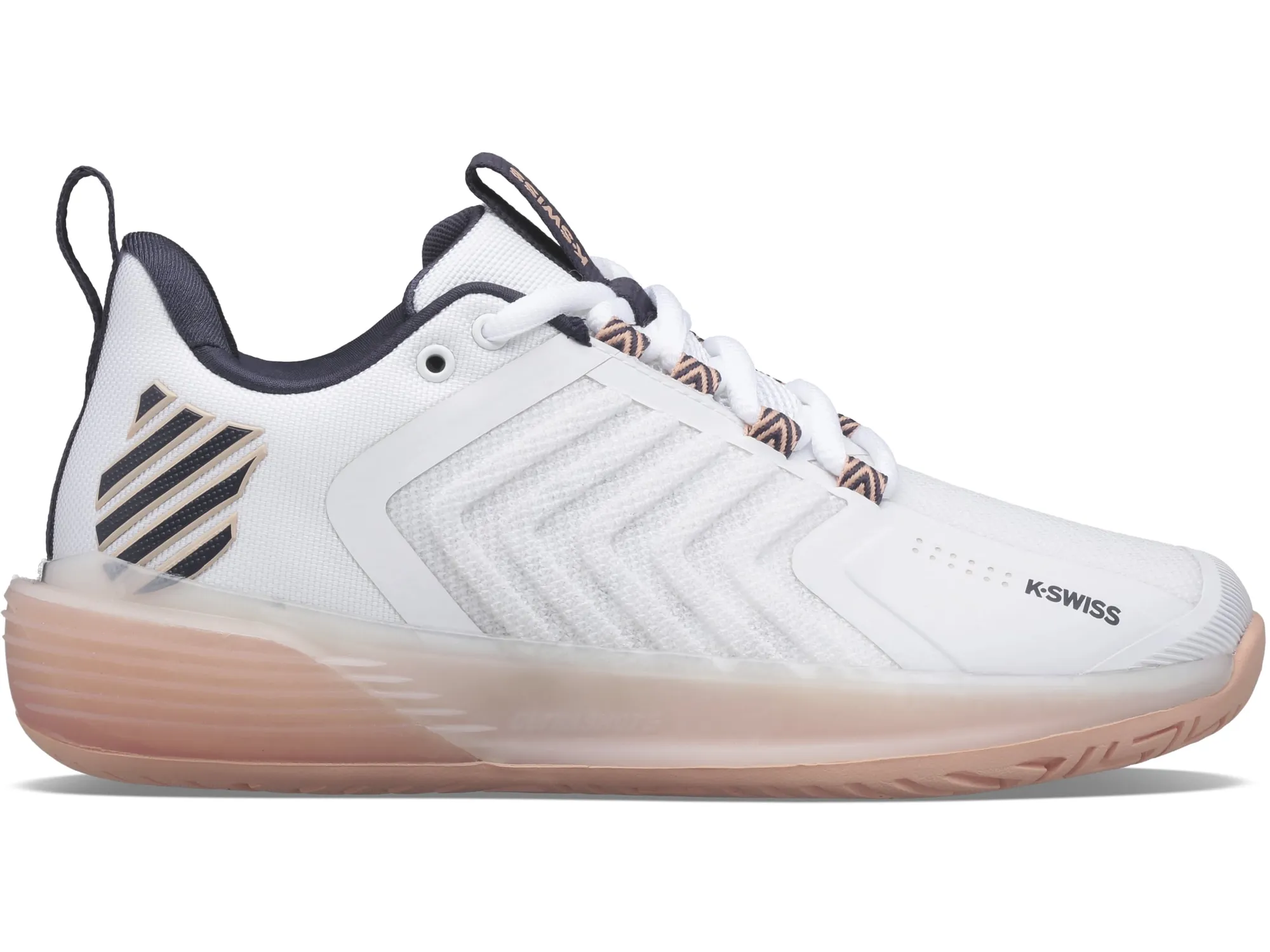 K-Swiss Ultrashot 3 Women - white/peach nectar/graystone