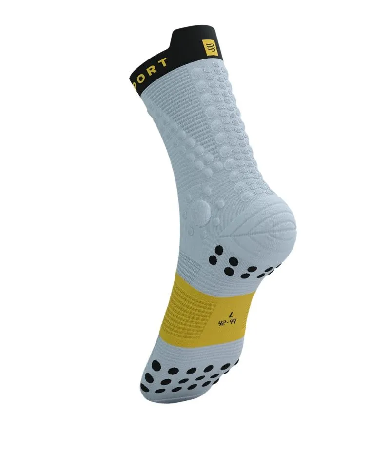 Compressport Pro Racing v4.0 Trail 1P - grey dawn/ceylon yellow
