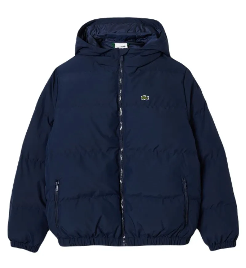 BJ1128_166_24 Lacoste Water Embroidered Crocodile Hooded Puffed