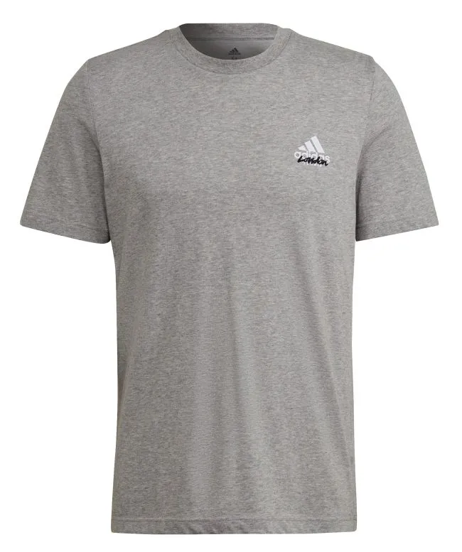 Adidas Wimbledon Tee 1 M - medium grey heather