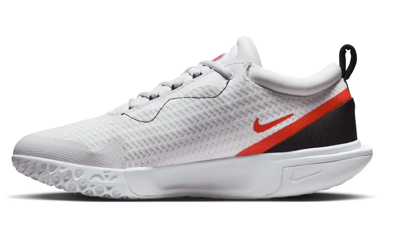 Nike Zoom Court Pro HC - white/picante red/black/fuchsia dream