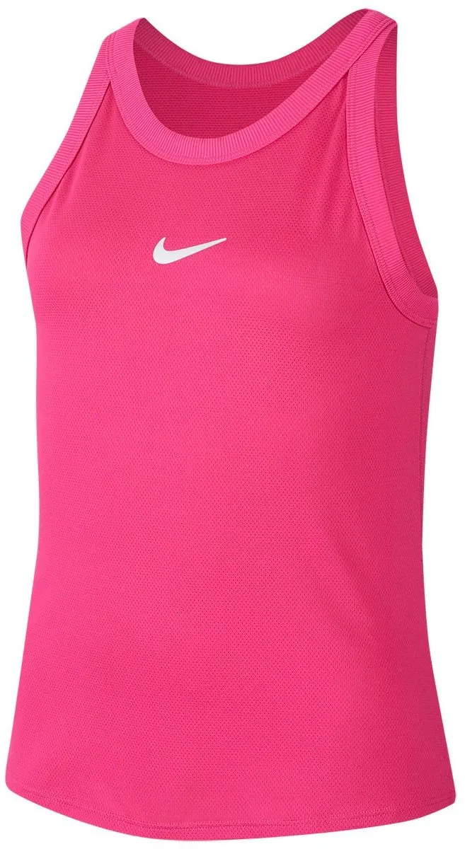 Nike Court Dry Tank - vivid pink/white