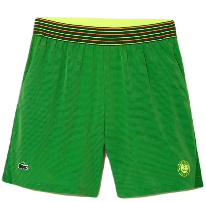 Sport Lacoste Roland Garros Edition Pique Shorts - green
