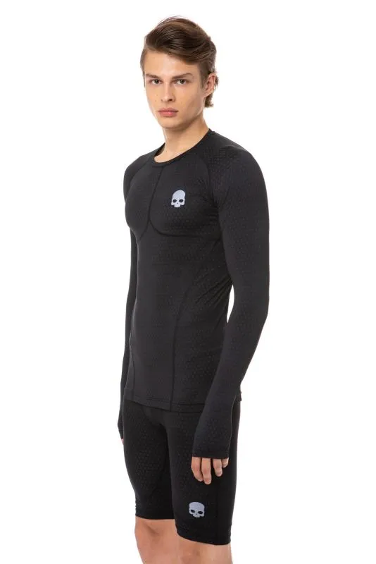 Hydrogen Printed Second Skin Tee LS Man - black