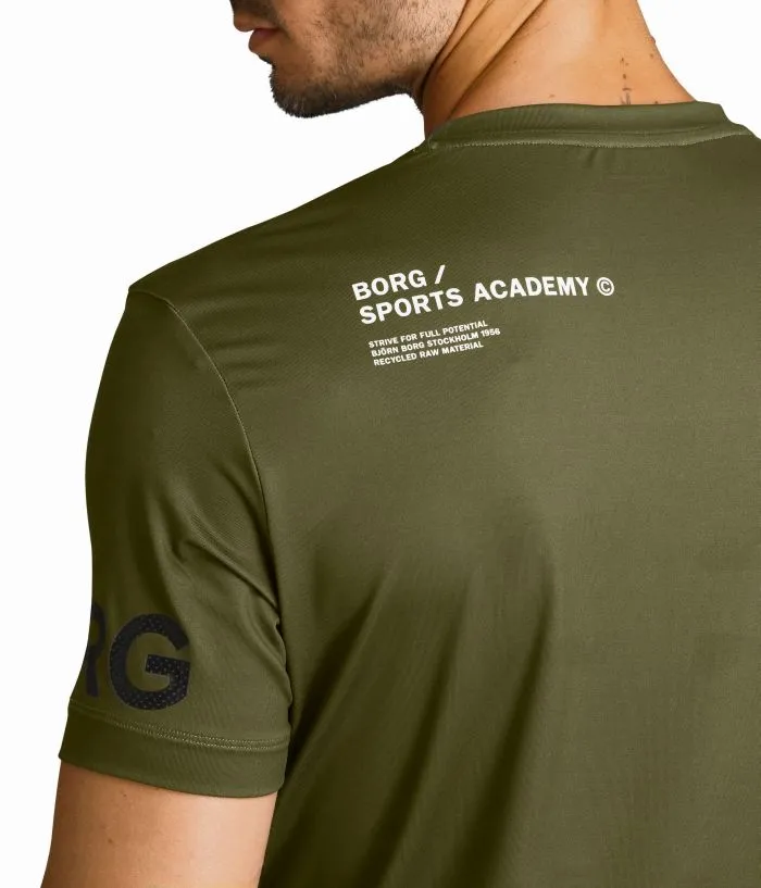 Björn Borg T-Shirt Sports Academy M - ivy green