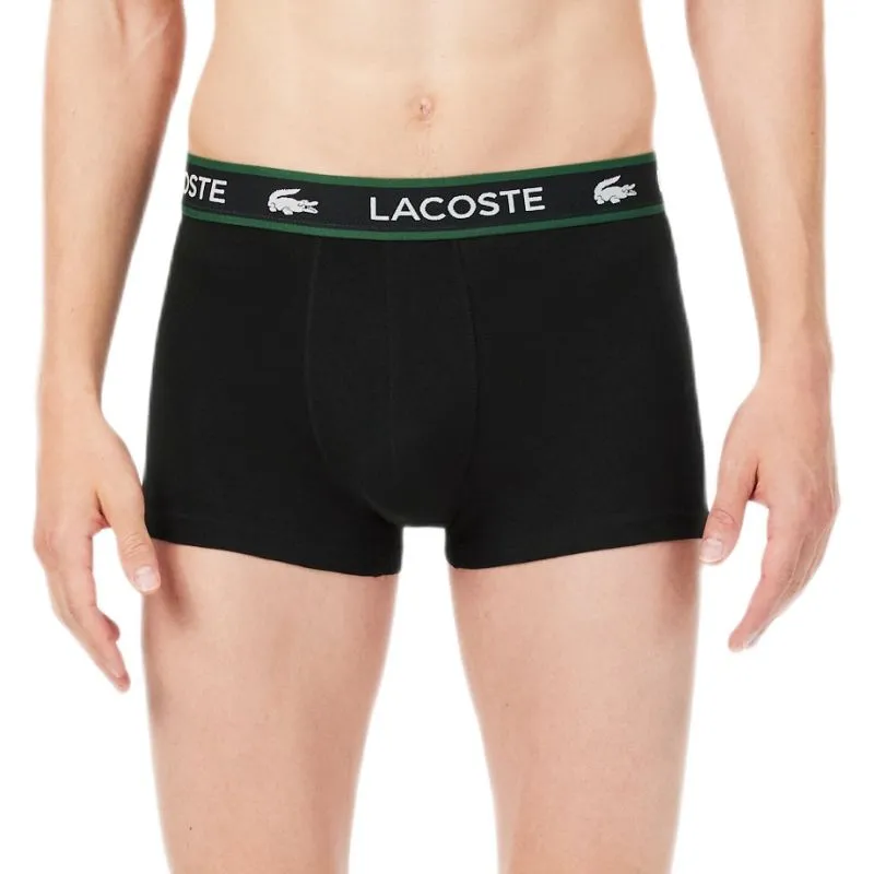 Lacoste Stretch Jersey Branded 3P - black