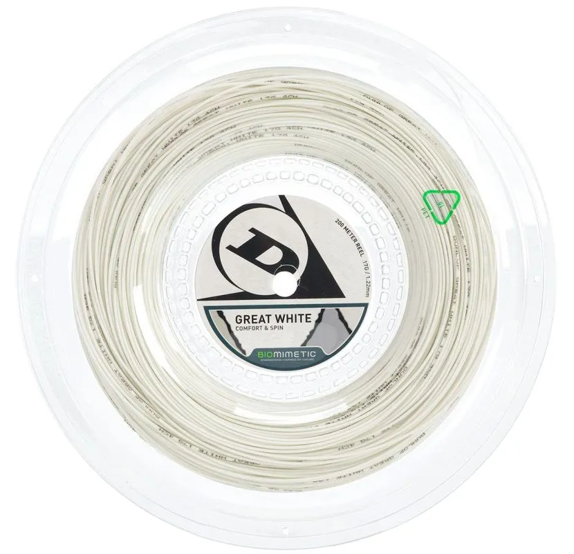 Dunlop Biometric Great White (200 m) - white Dunlop Biometric Great White (200 m) - white
