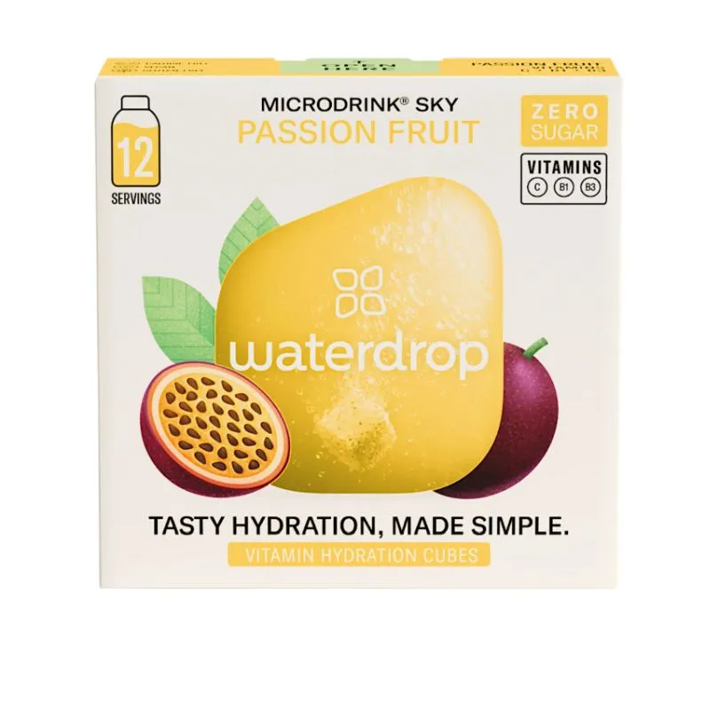 Sky-EN-standing-Photoroom Waterdrop Microdrink Vitamin Hydration Cubes 12P - pineberry/passion friuts