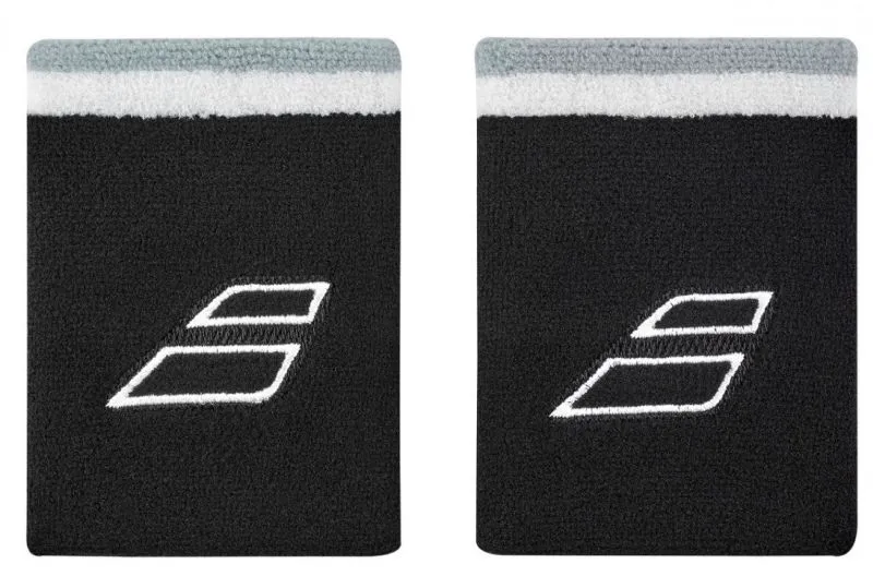 Wristband Babolat Terry Jumbo Wristband - black/white - Black