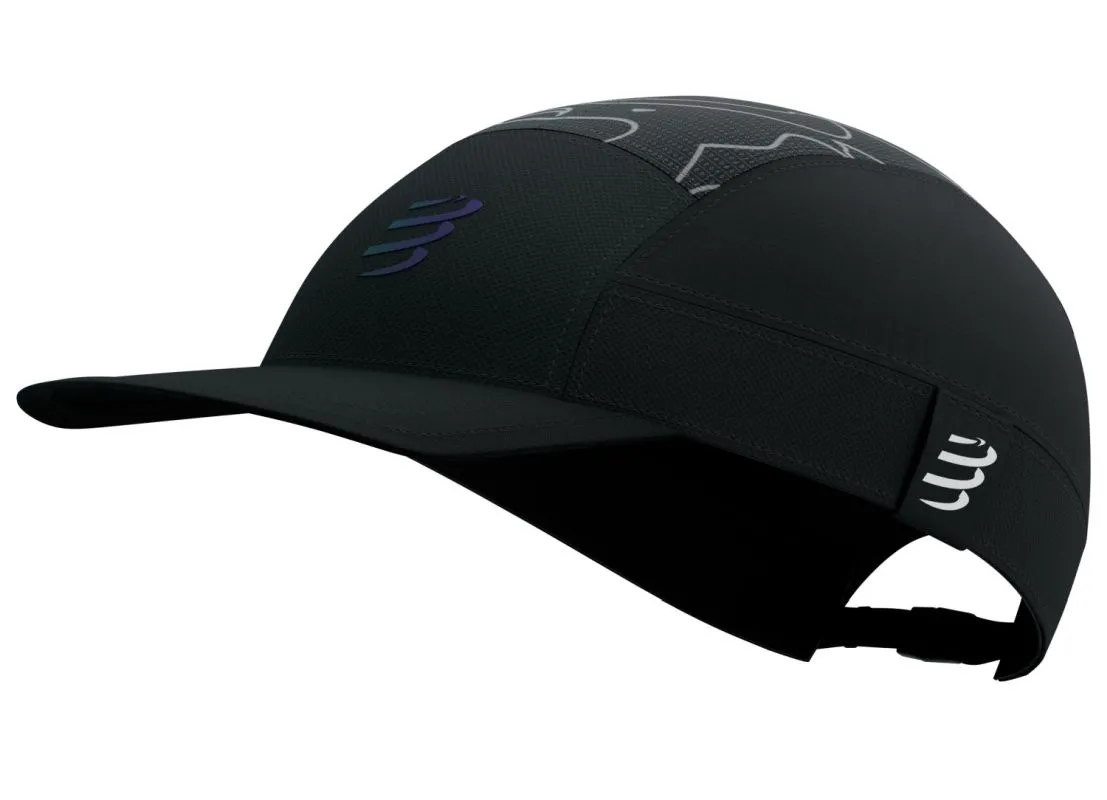Compressport 5 Panel Light - black/aurora