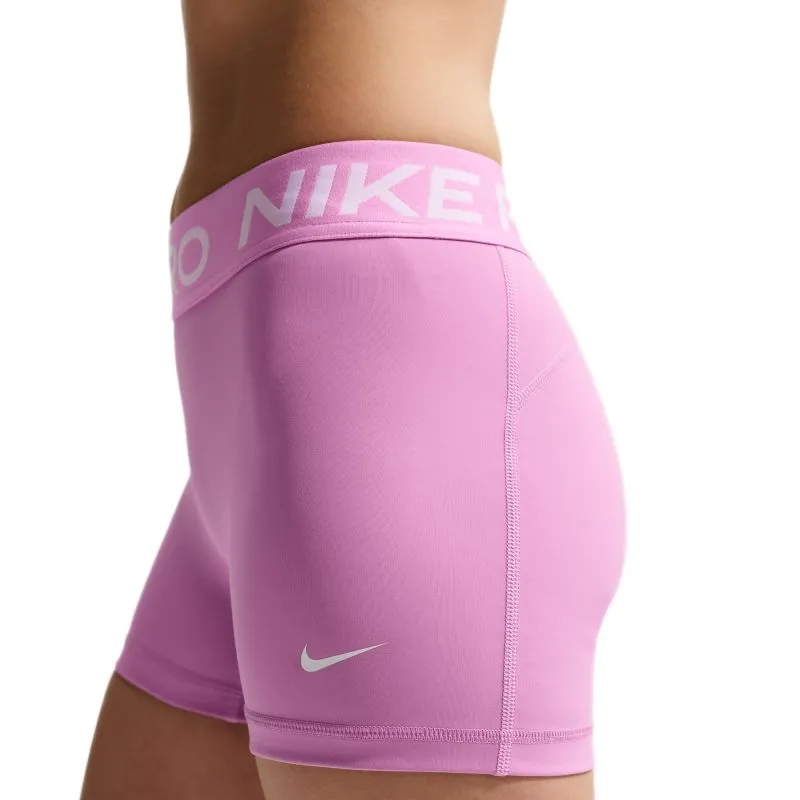 Nike Pro Dri-Fit 365 Mid-Rise 3in - light magenta/white