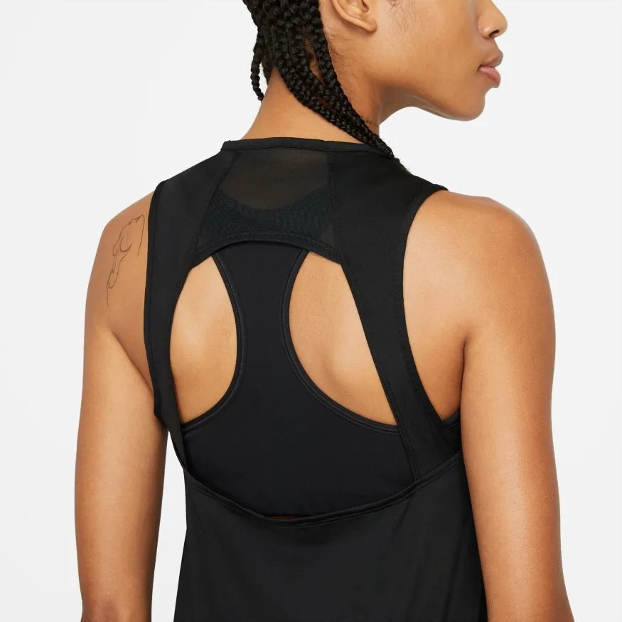 Nike Pro Tank Essential Open Back GX W - black/white