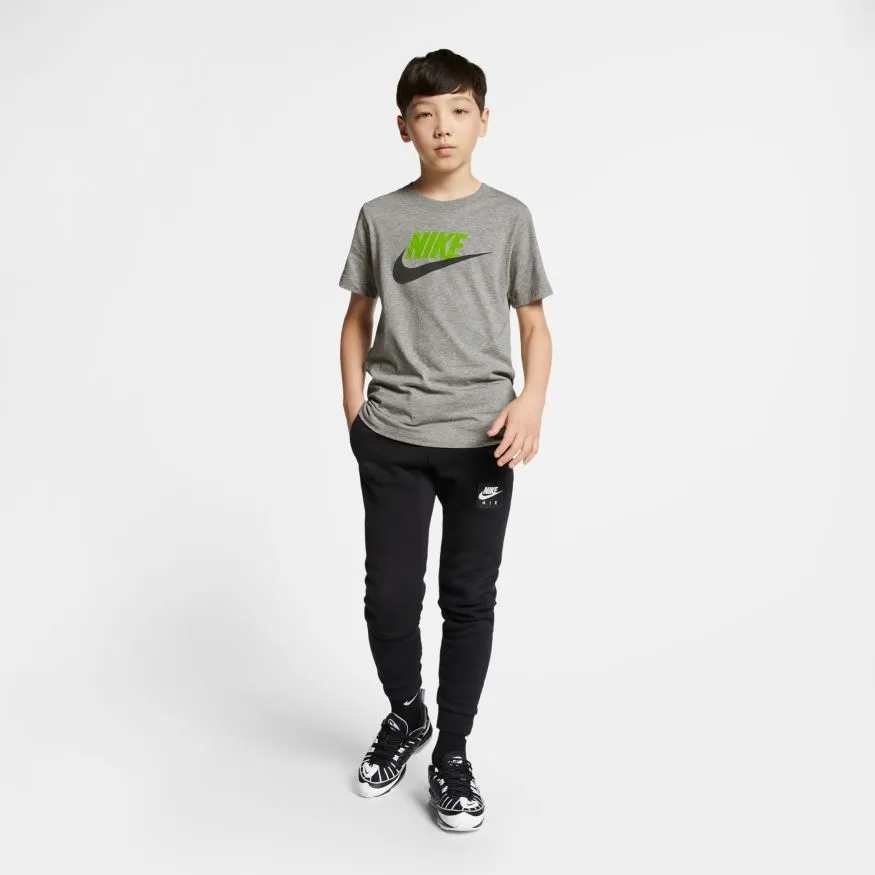 Nike Swoosh Tee Futura Icon TD - stone/heather