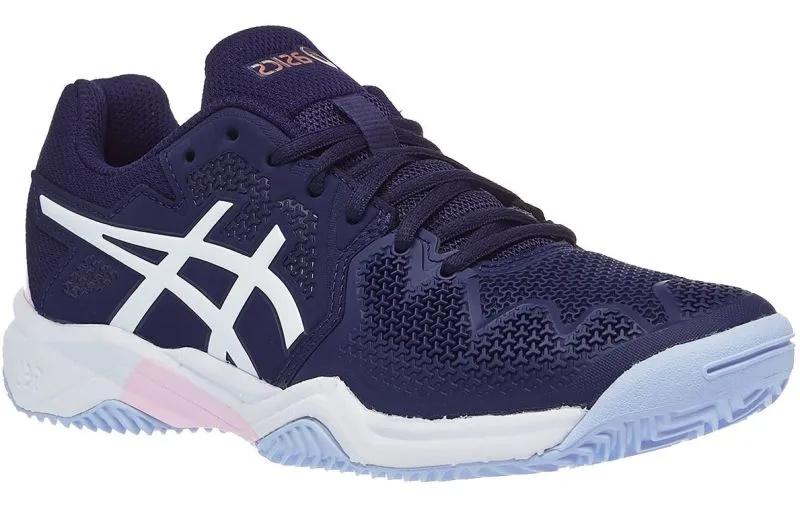 Asics Gel-Resolution 8 Clay GS - peacoat/cotton candy