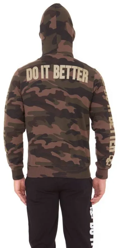 Hydrogen Do It Better FZ Hoodie - camouflage