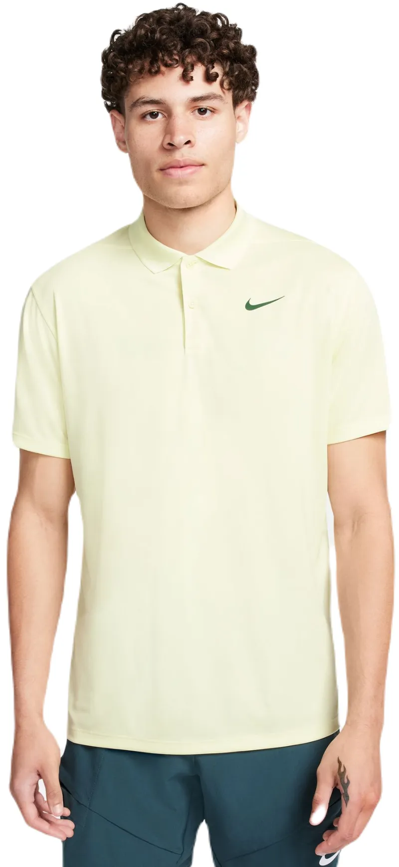 Nike Court Dri-Fit Pique - luminous green/fir