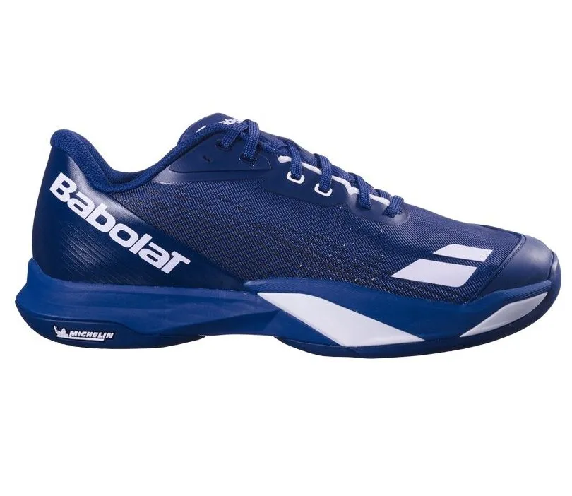 Babolat Jet Mach 4 Clay - dark blue/white