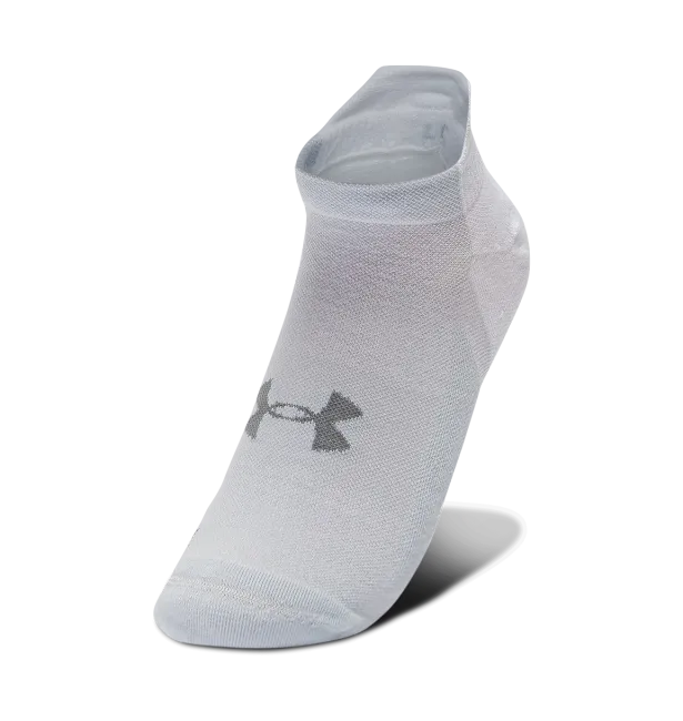 Under Armour ArmourDry Run No Show 1P - white/gray