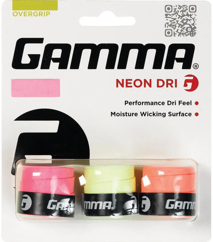Gamma Neon Dri pink/yellow/orange 3P
