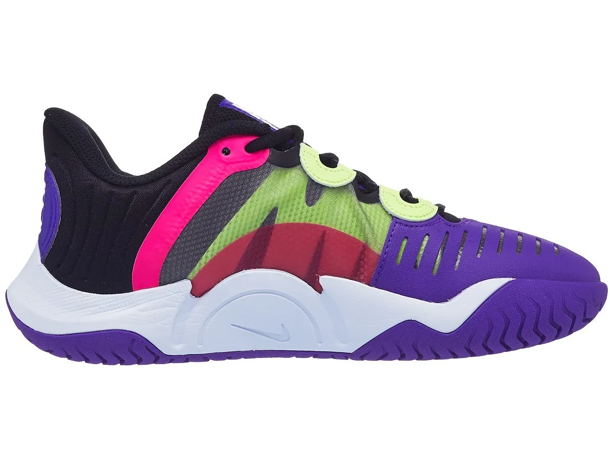 Nike W Air Zoom GP Turbo - black/white/fierce purple/liquid lime