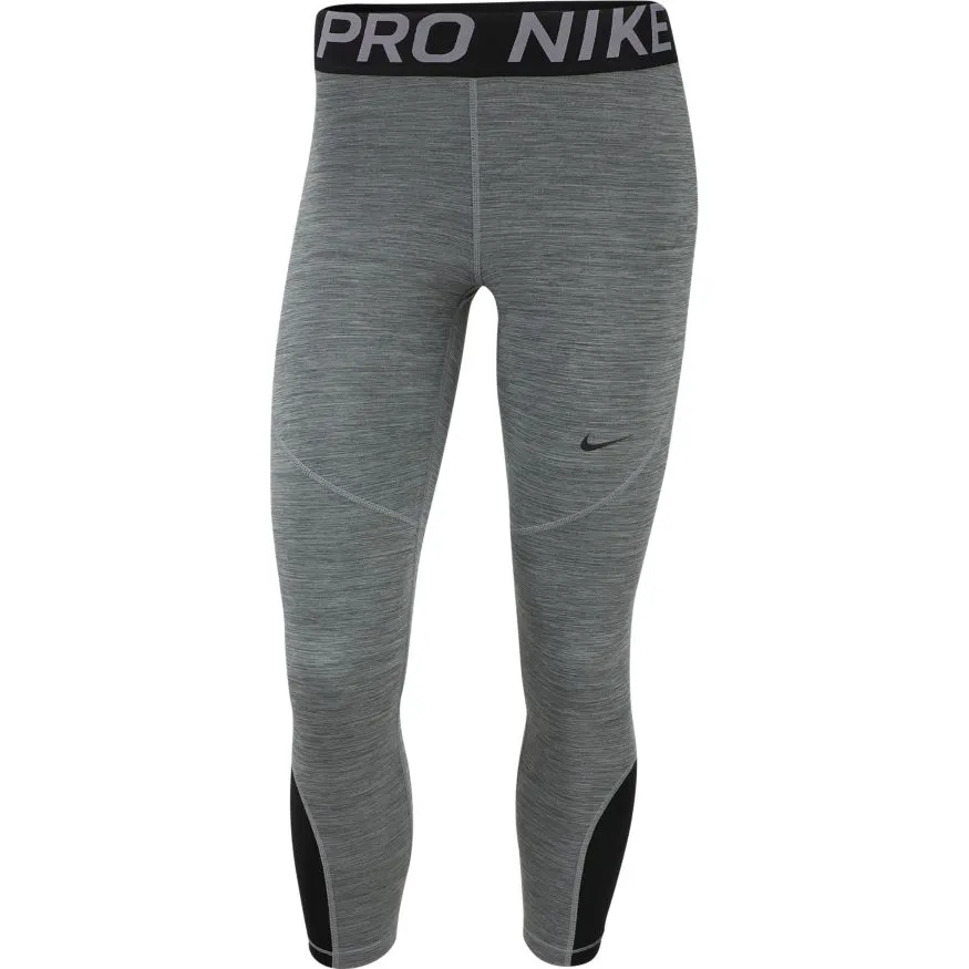 Nike W Pro Crop - black/heather/black