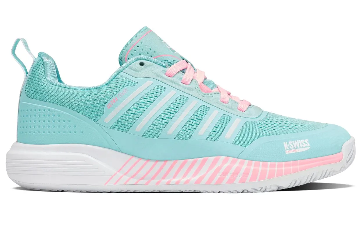 K-Swiss Ultra Court Padel - soft neon blue/white/bubble gum