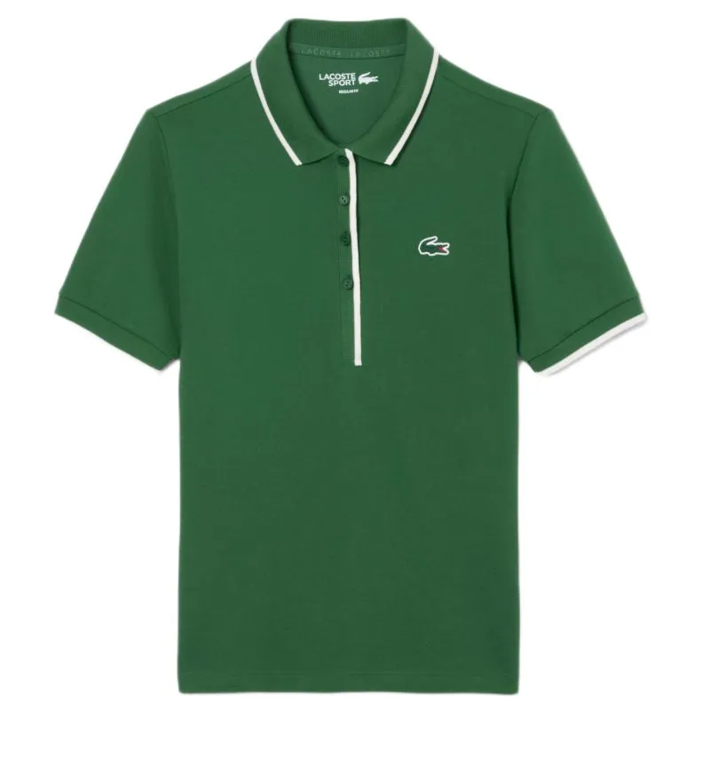Lacoste Regular Fit Tennis Heat Regulating - green/white Lacoste Regular Fit Tennis Heat Regulating - green/white