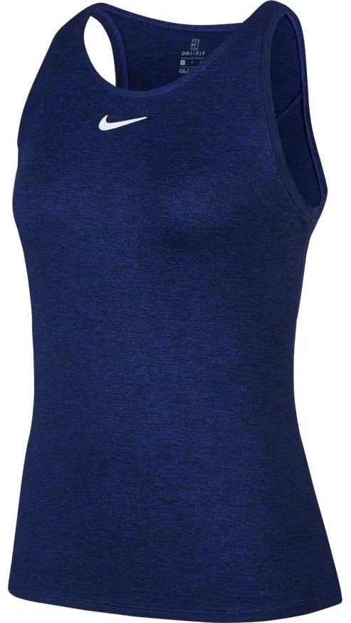 Nike Court W Dry Elevated Essential Tank - obsidian/white