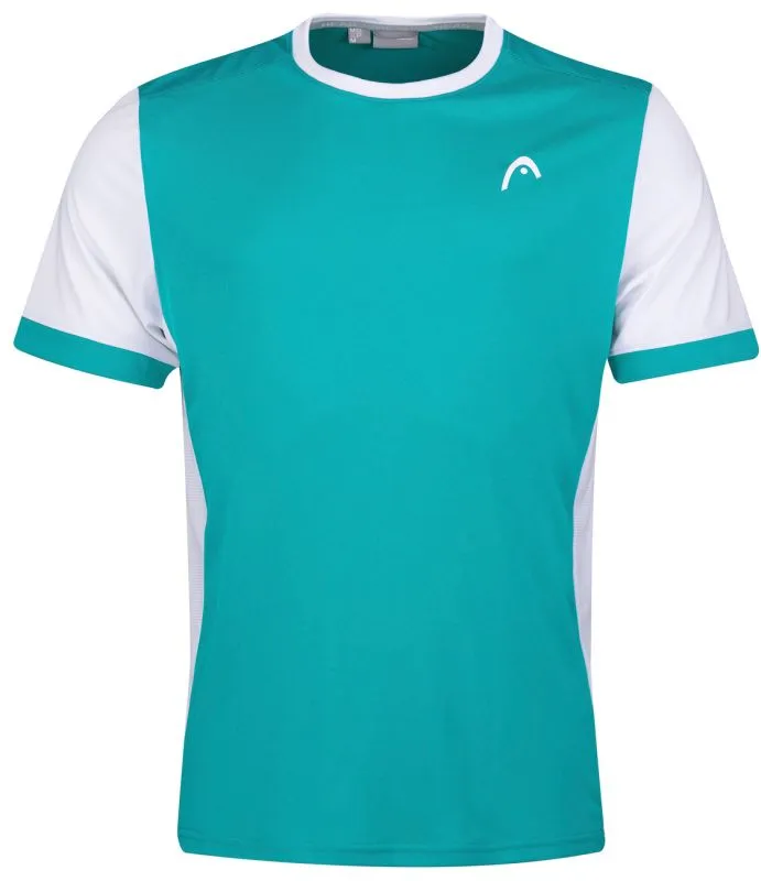 Head Davies T-Shirt M - turquoise/white
