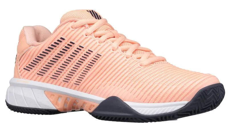k-swiss-hypercourt-express-2-hb-clay-women-peach-nectar-graystone-white-1 K-Swiss Hypercourt Express 2 HB Clay Women - peach nectar/graystone/white