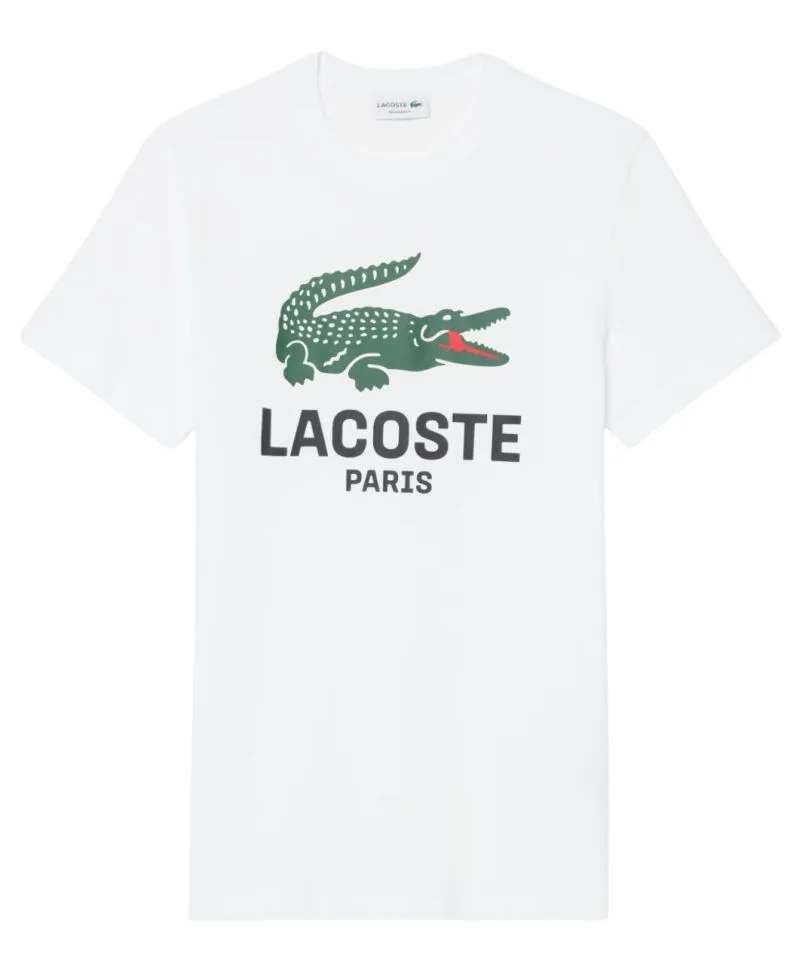 Lacoste Printed Cotton - white 
