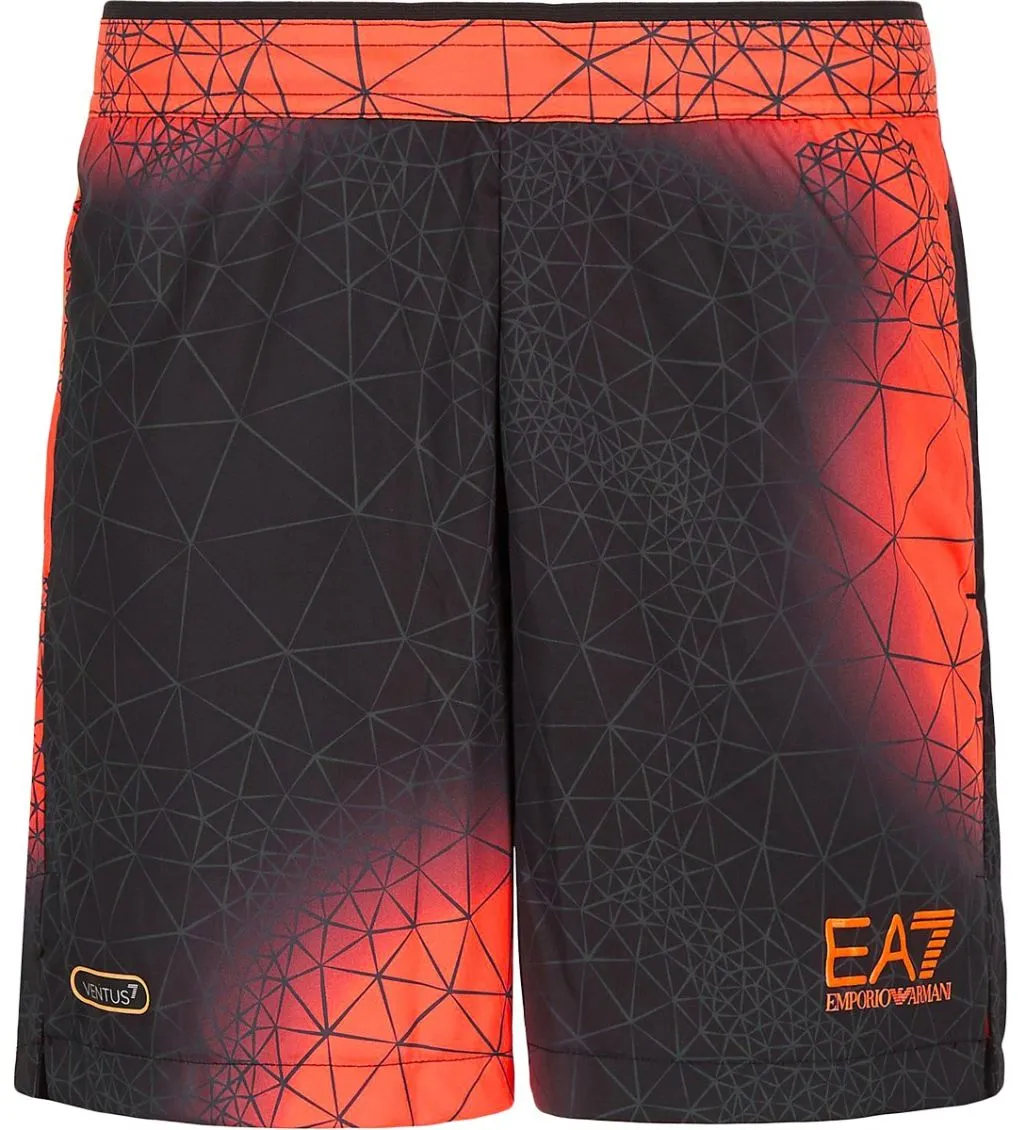 EA7 Man Jersey Shorts - fancy orange