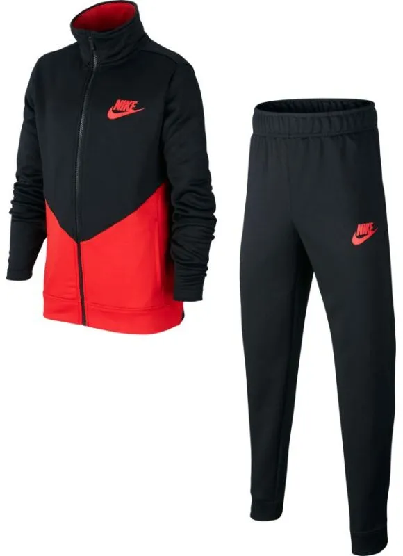 Nike Swoosh Core Tracksuit Futura - black/university red/university red