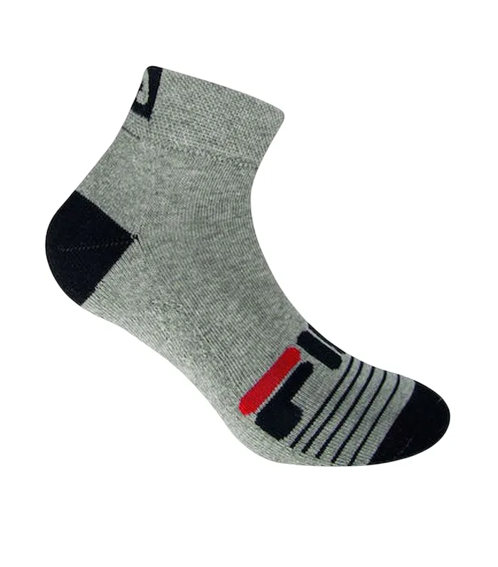 Fila Fitness Quarter Socks 3P - grey
