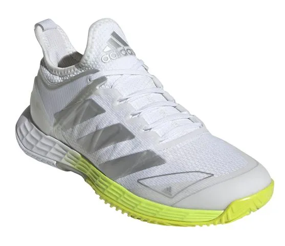 Adidas Adizero Ubersonic 4 W - cloud white/silver metallic/solar yellow