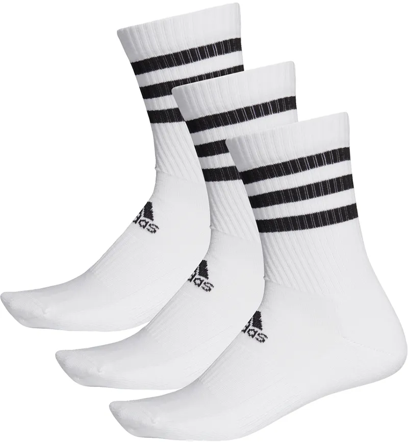 Adidas 3S Cushion Crew 3PP -White/White/White