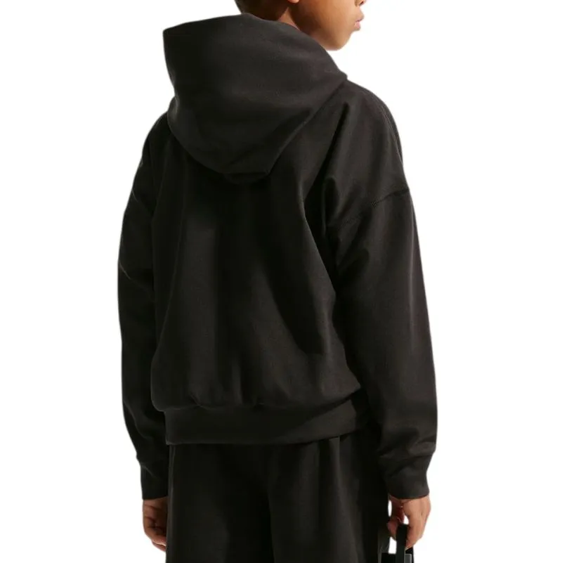 Nike Kids Pro Dri-Fit Fleece Pullover - black/white