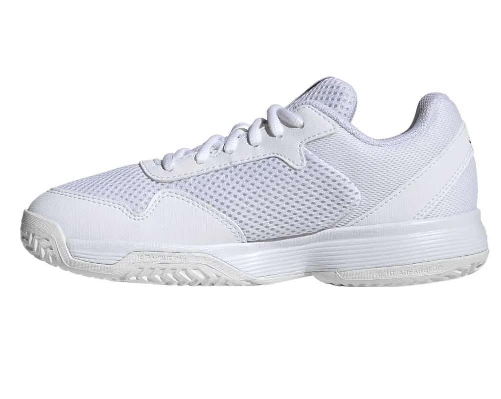 Adidas Courtflash K - cloud white/core black/cloud white