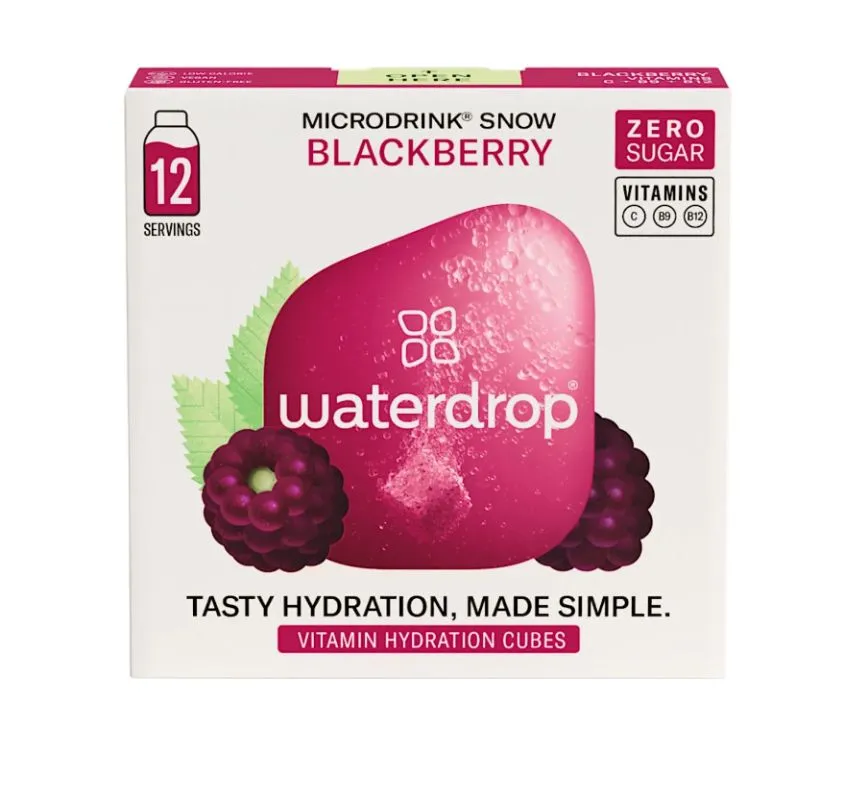Waterdrop Microdrink Vitamin Hydration Cubes 12P - blackberry