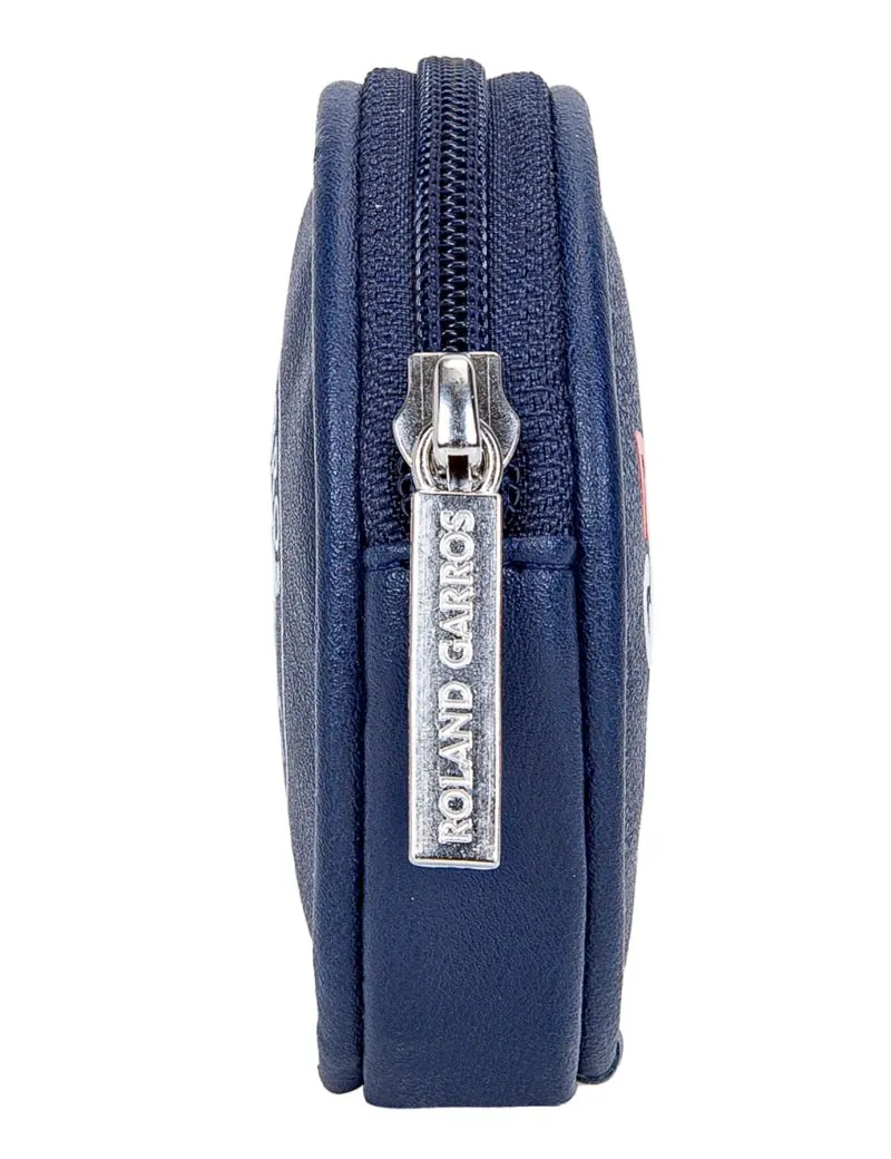 Roland Garros Round Wallet - marine