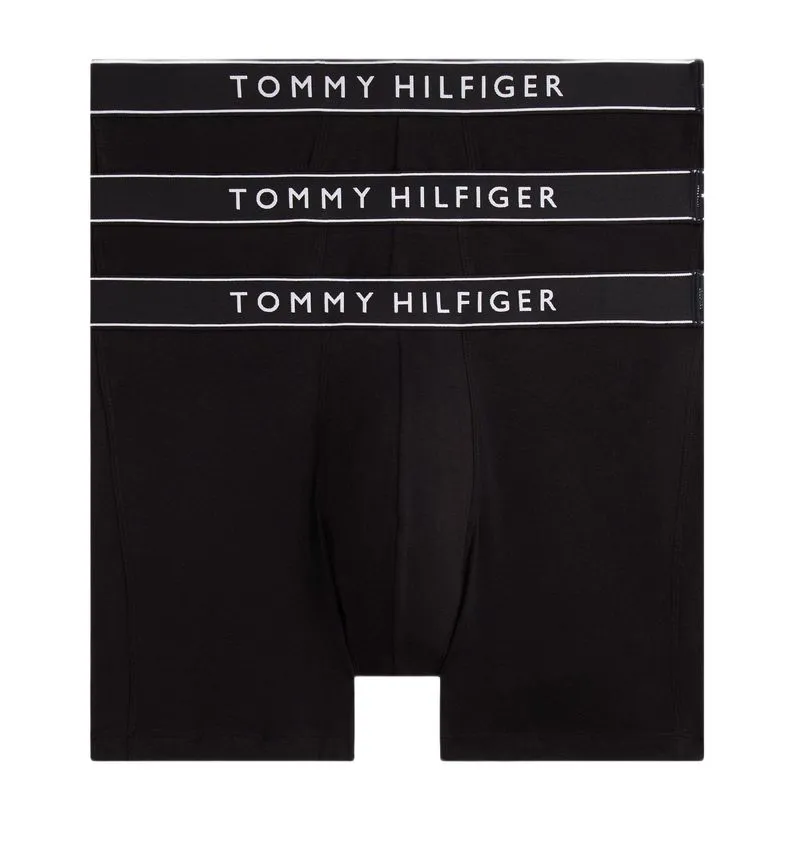 Tommy Hilfiger Stretch Cotton Trunks 3P - black/black/black