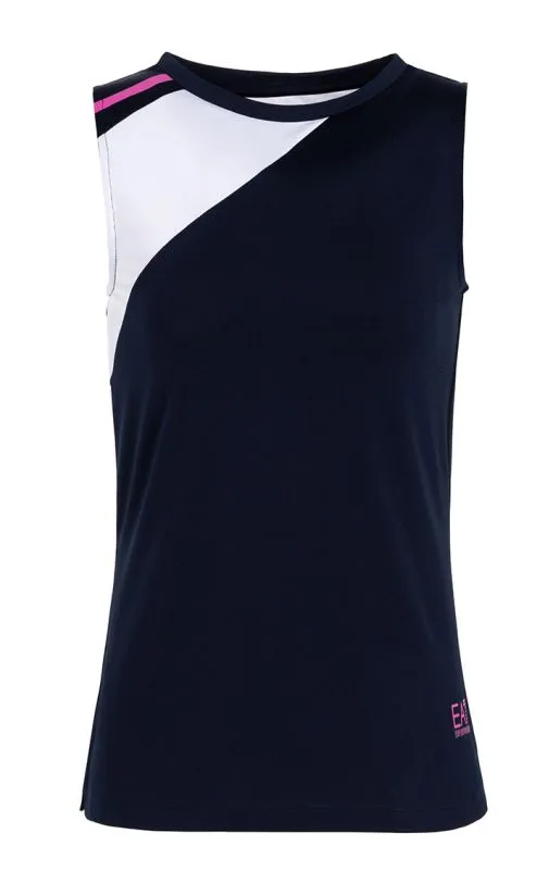 EA7 Women Jersey Tank - navy blue EA7 Women Jersey Tank - navy blue