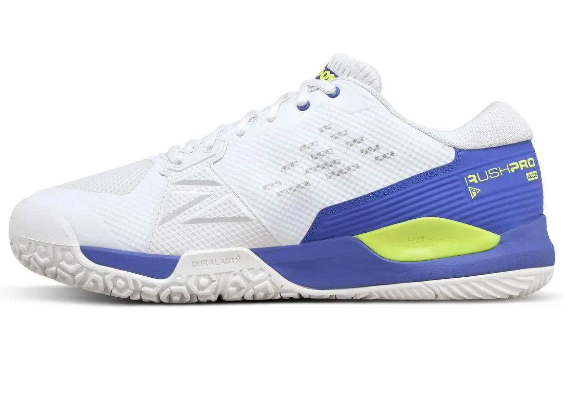 Wilson Rush Pro Ace - white/blue/yellow