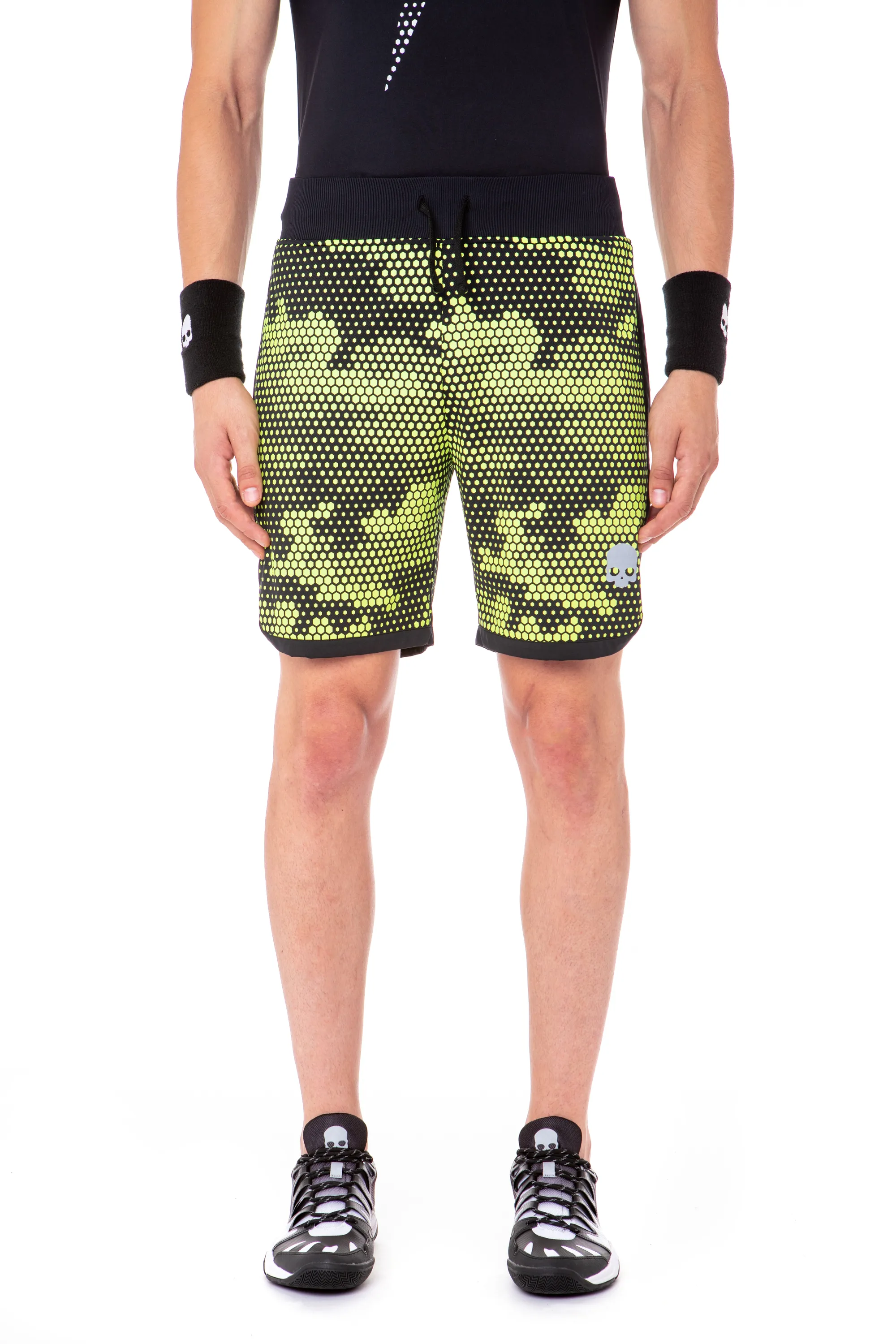 Hydrogen Tech Camo Shorts - camo fluo yellow/black Hydrogen Tech Camo Shorts - camo fluo yellow/black