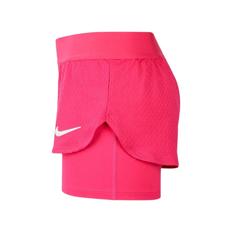 nike-girls-court-flex-short-vivid-pink-white-2 Nike Girls Court Flex Short - vivid pink/white