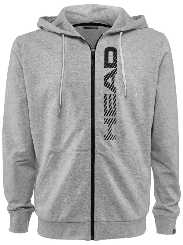 Head Club Fynn Hoodie FZ M - grey melange/black