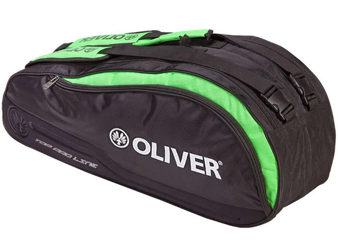 Olivier Top Pro Line Racketbag 6R - black/green