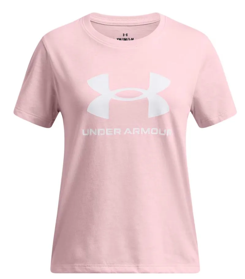 Under Armour Girls' Big Logo Short Sleeve
